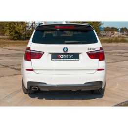 Накладки сплиттеры боковые на задний бампер на BMW X3 F25 M-Pack Polift